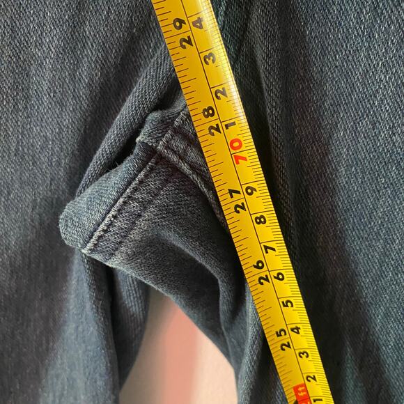 SPANX Women's size 1X Blue Skinny Jeans Stretchy Minimalist Dark Wash Pull-On - Picture 9 of 10